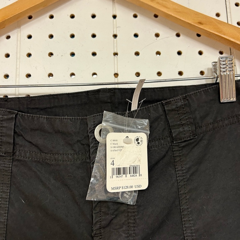 Free People The Thing Is Low Rise Utility Black Cargo Pants - Picture 6 of 6